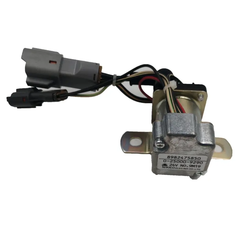 High Quality Excavator Motor Relay 8982475850 For ISUZU 4HK1 6HK1