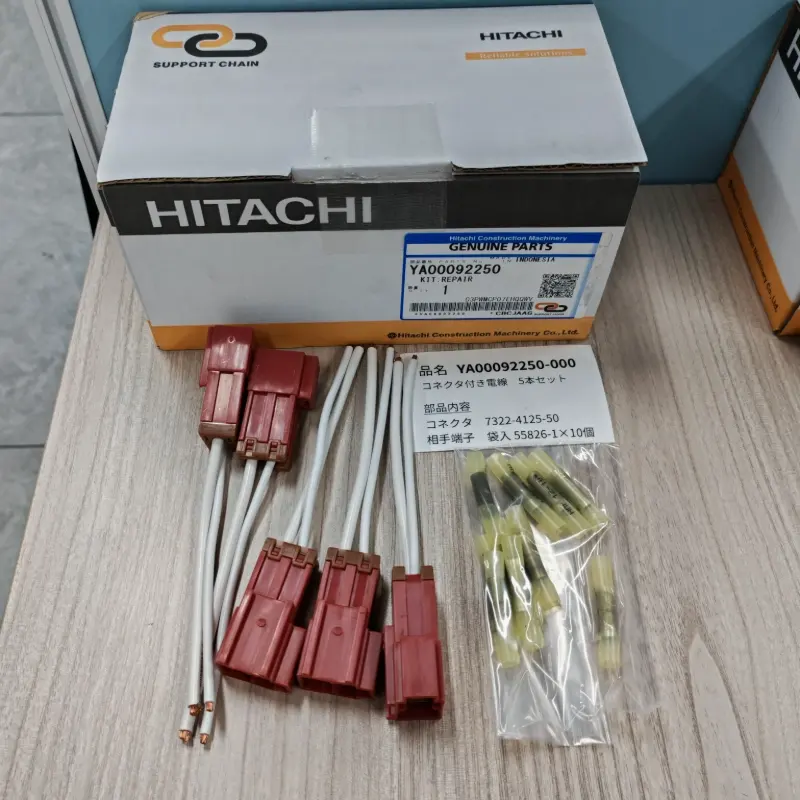 Genuine Hitachi Excavator Parts YA00092250 Harness Repair Kit for ZX200-6