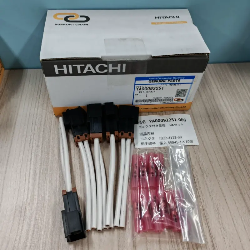 Genuine Hitachi Excavtor Parts YA00092251 Harness Repair Kit for ZX200-6