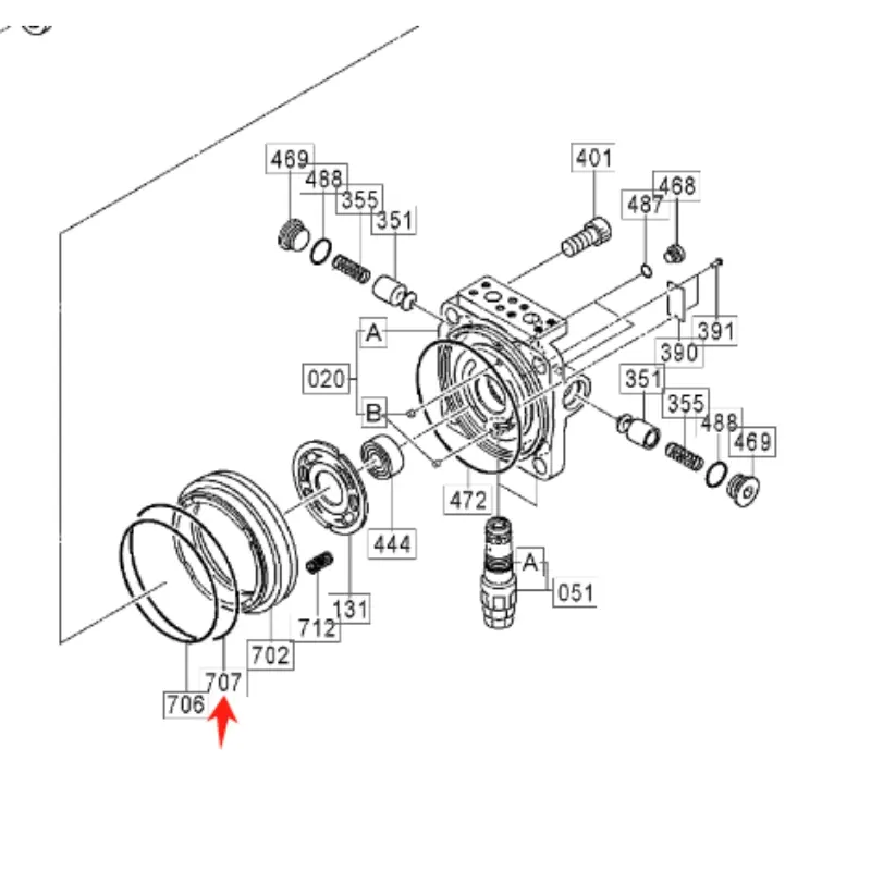 0308623 HITACHI ZX360H-5A ZX330 ZX350 (1)