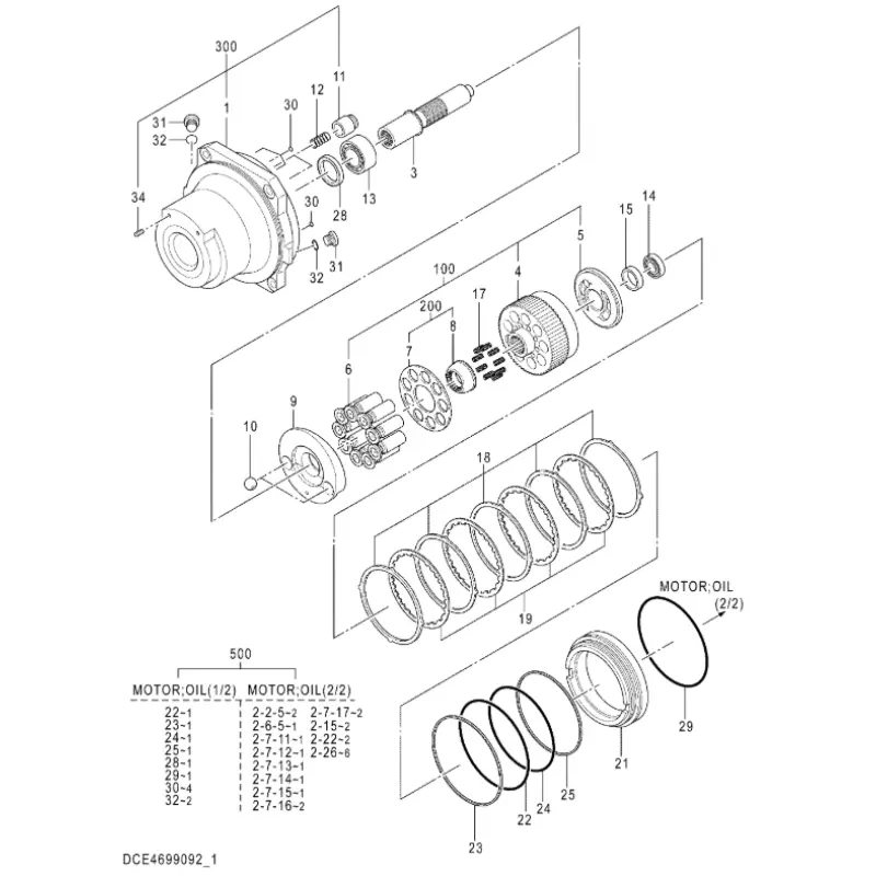 0979004 HITACHI ZX690-5A ZX890-5A (2)