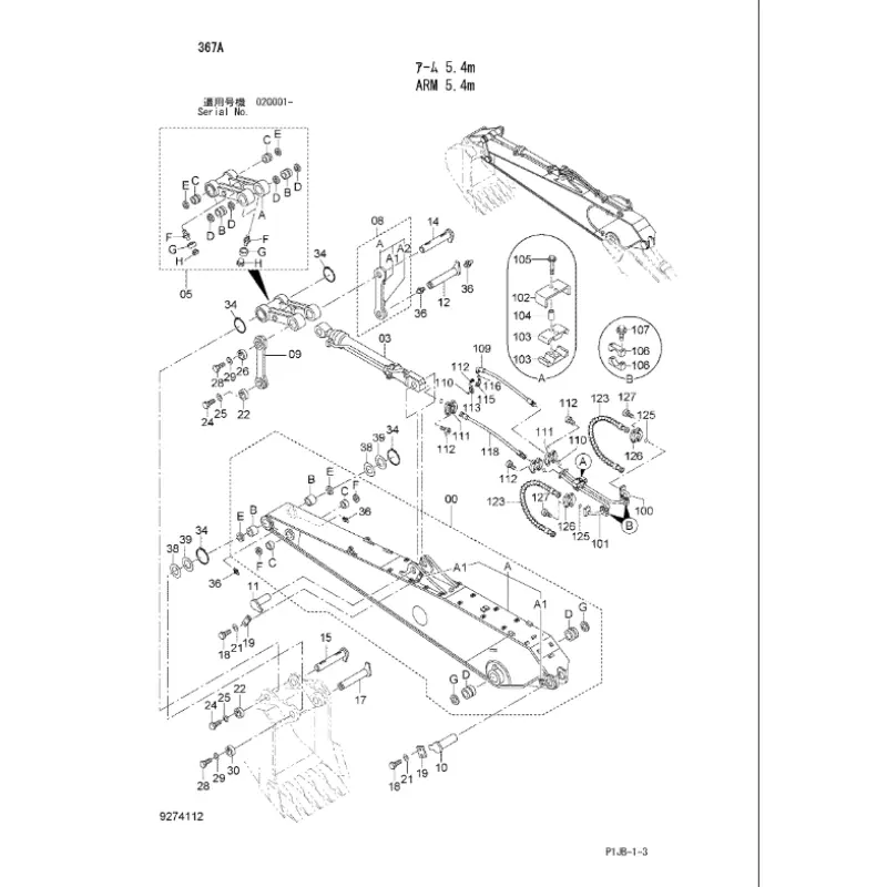 4324194 HITACHI ZX690 ZX890 (2)