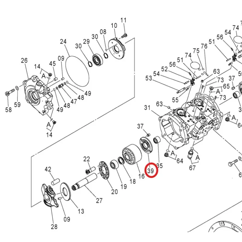 HITACHI 2044793 ZX130-5Z ZX130-6A (1)