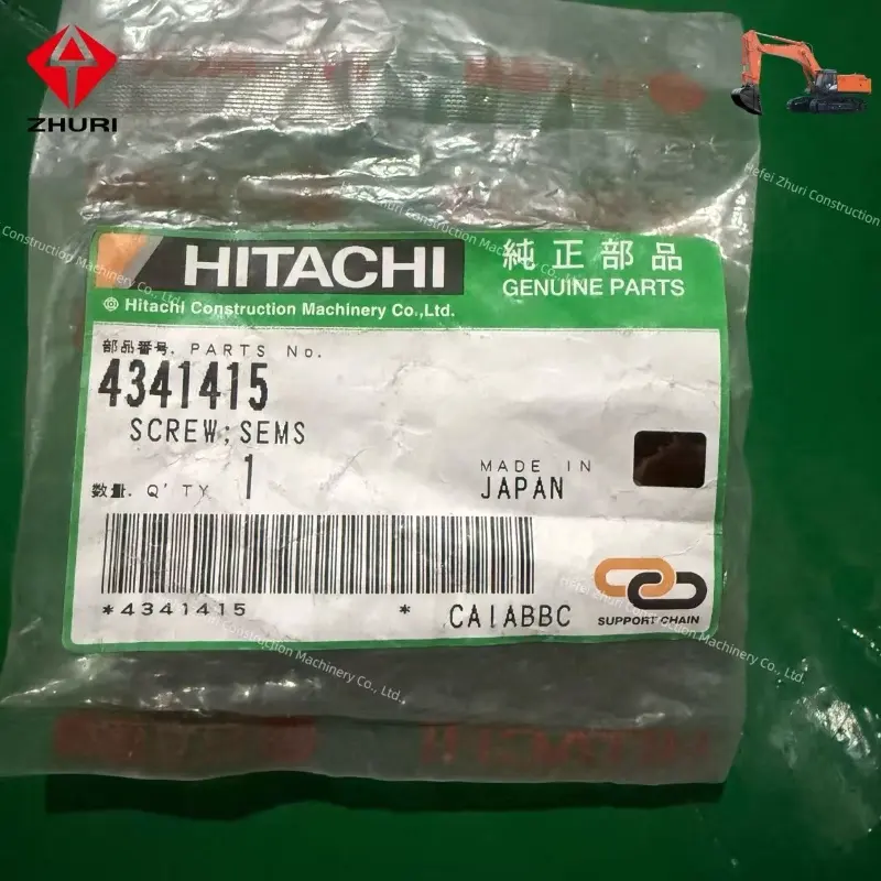 Factory Price Original Excavator 4341415 Screw with Washer for Hitachi Parts