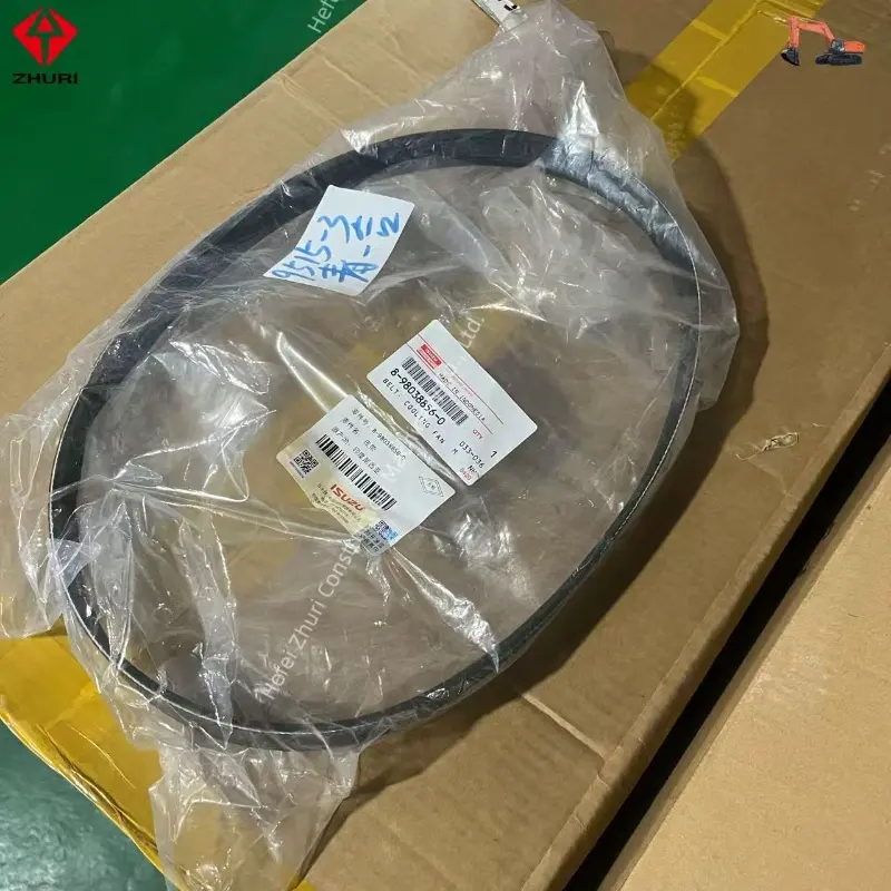 Genuine Excavator Engine Parts Cooling Fan Belt 8980388560 Suitable for ISUZU 4JJ1 XD.