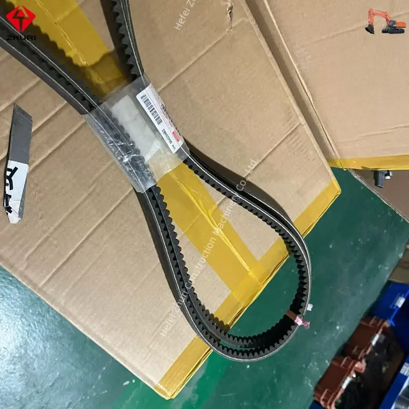 Genuine Excavator Engine Parts Generator Drive Belt 1136715070 For Isuzu 6WG1SY750.