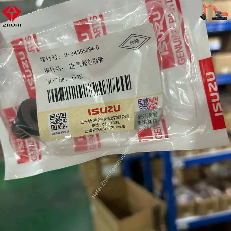 Genuine Excavator Engine Parts Inlet Cover Dist Tube 8943956840 for 4HK1 6SD1.