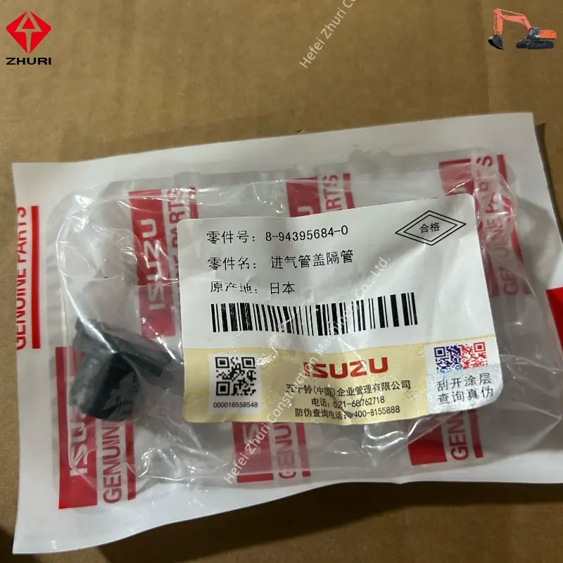 Genuine Excavator Engine Parts Inlet Cover Dist Tube 8943956840 for 4HK1 6SD1.
