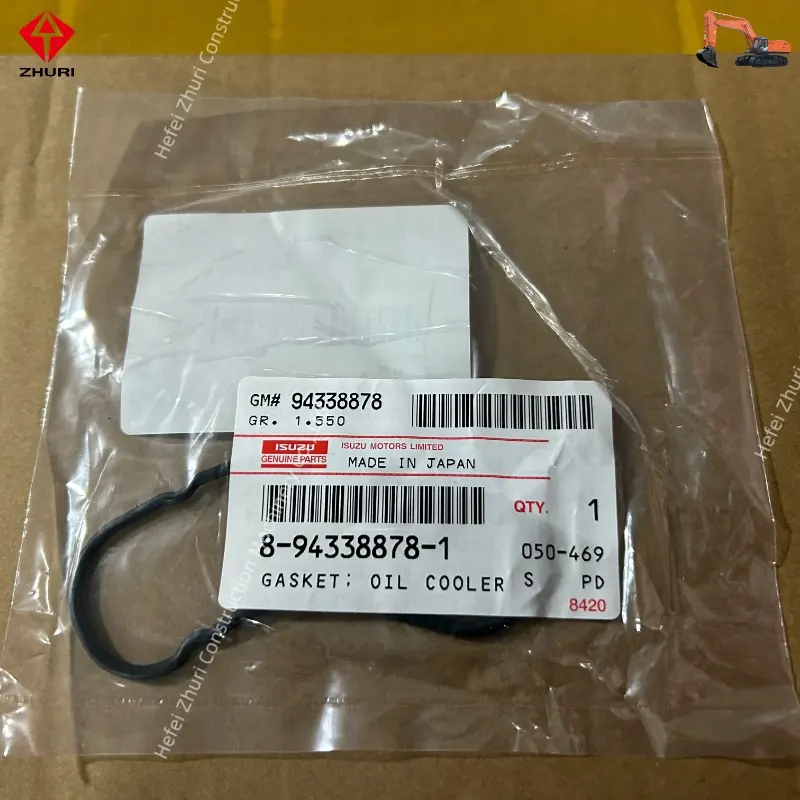 Genuine Excavator Engine Parts Oil Cooler Gasket 8943388781 for Isuzu 4HK1.