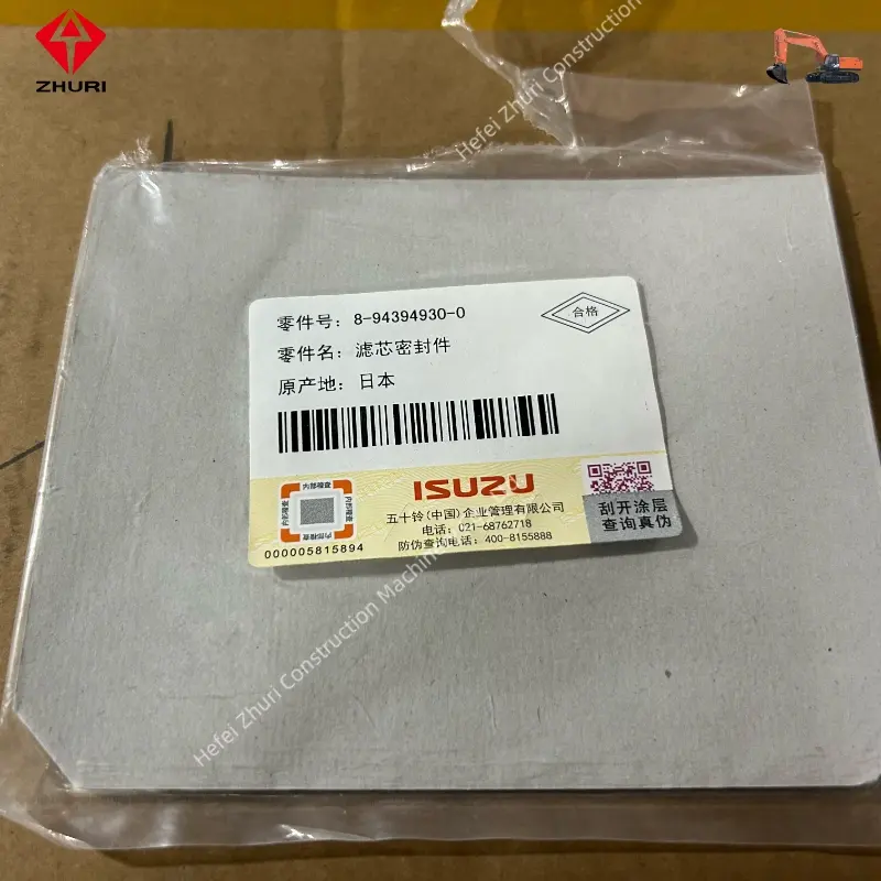 Genuine Excavator Engine Parts Oil Cooler Gasket 8943949300 for 6HK1 6SD1.