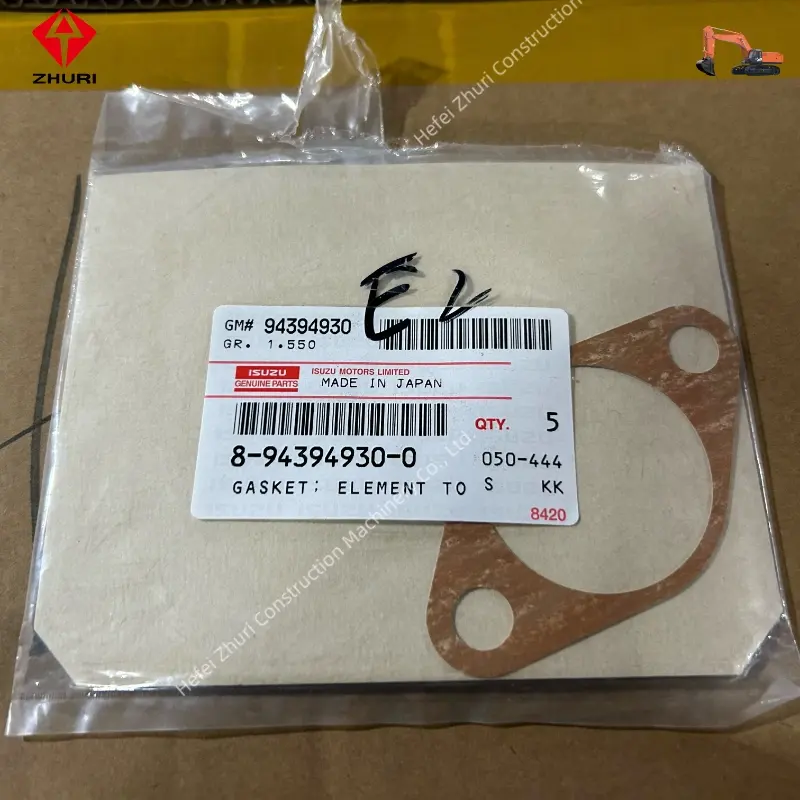 Genuine Excavator Engine Parts Oil Cooler Gasket 8943949300 for 6HK1 6SD1.