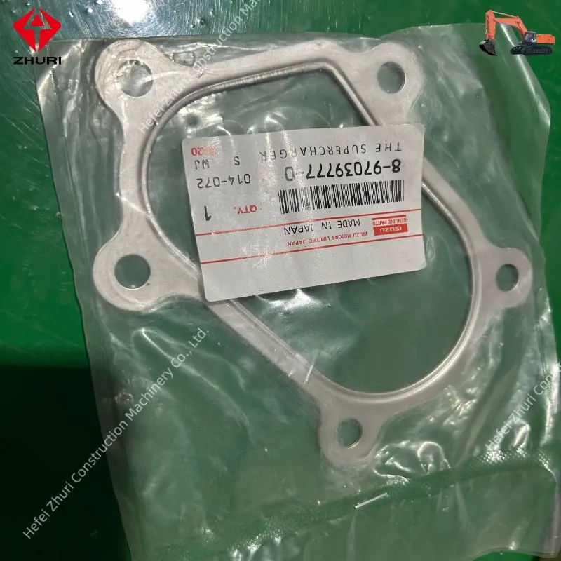 Genuine Excavator Engine Parts Turbocharger to Exhaust Duct Gasket 8970397770 For Isuzu 4HK1.