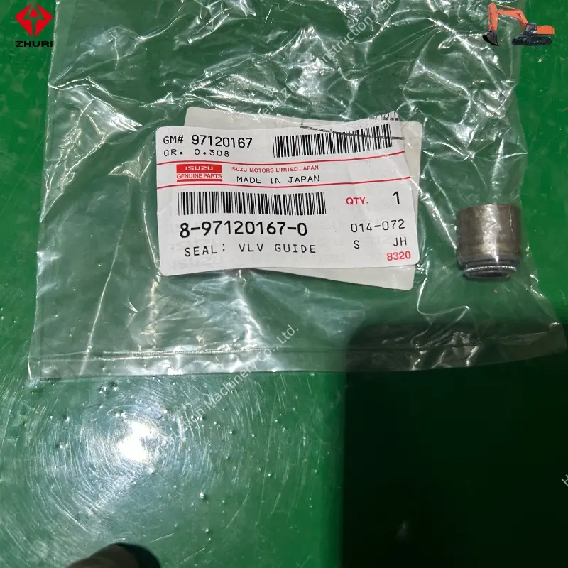 Genuine Excavator Engine Parts Valve Guide Seal 8971201670 For Isuzu 4bg1 4bd1.