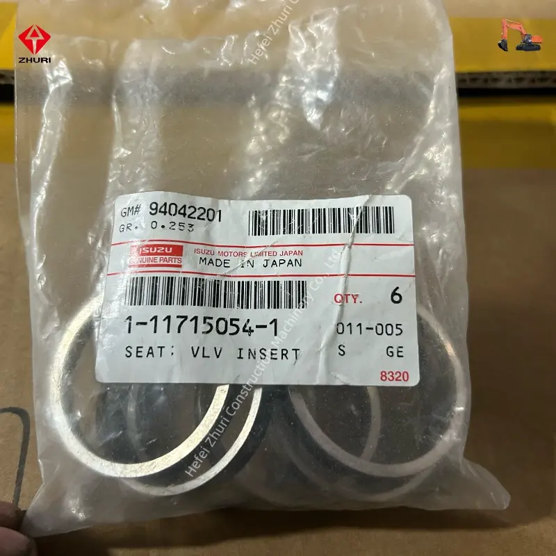 Genuine Excavator Engine Parts Valve Insert Seat 1117150541 For 6bb1 6bg1.