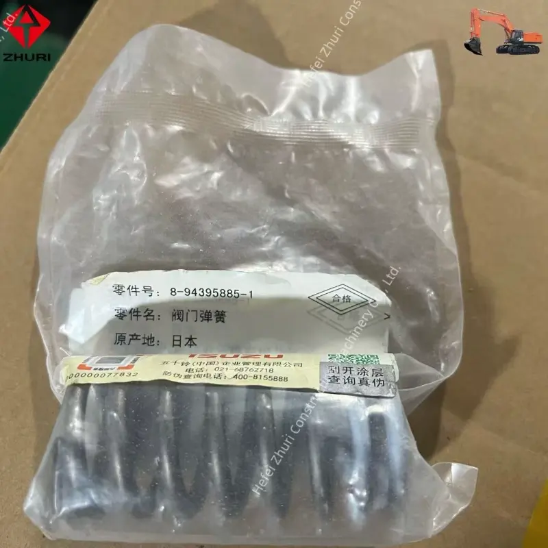 Genuine Excavator Engine Parts Valve Spring 8943958851 For Isuzu 4HK1 6HK1.