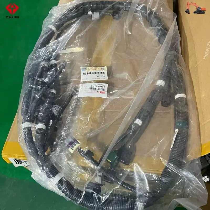 Genuine Excavator Engine Parts Wiring Harness 8980345375 For ISUZU 4jj1.
