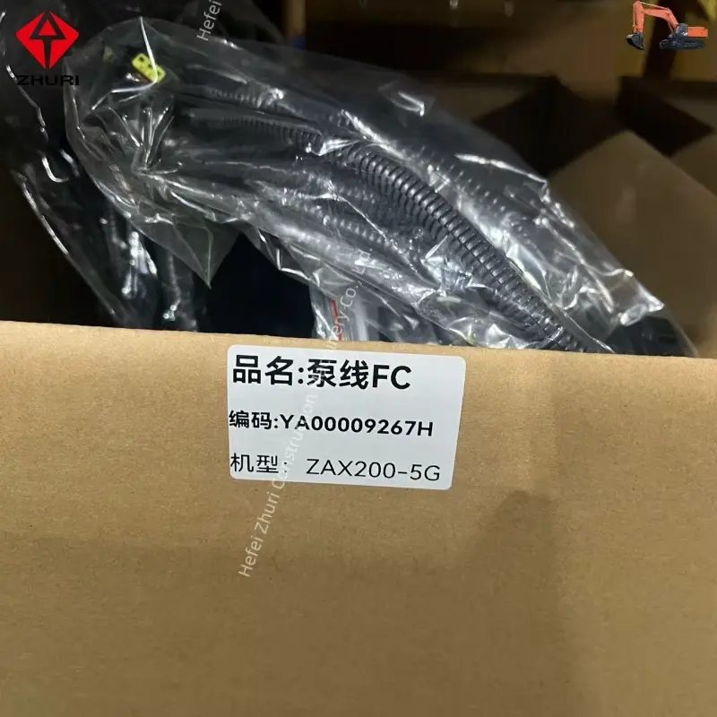 Genuine Excavator Hydraulic Parts Wiring Harness YA00009267H YA00009267 For Hitachi ZX200-5G ZX200LC-5G.