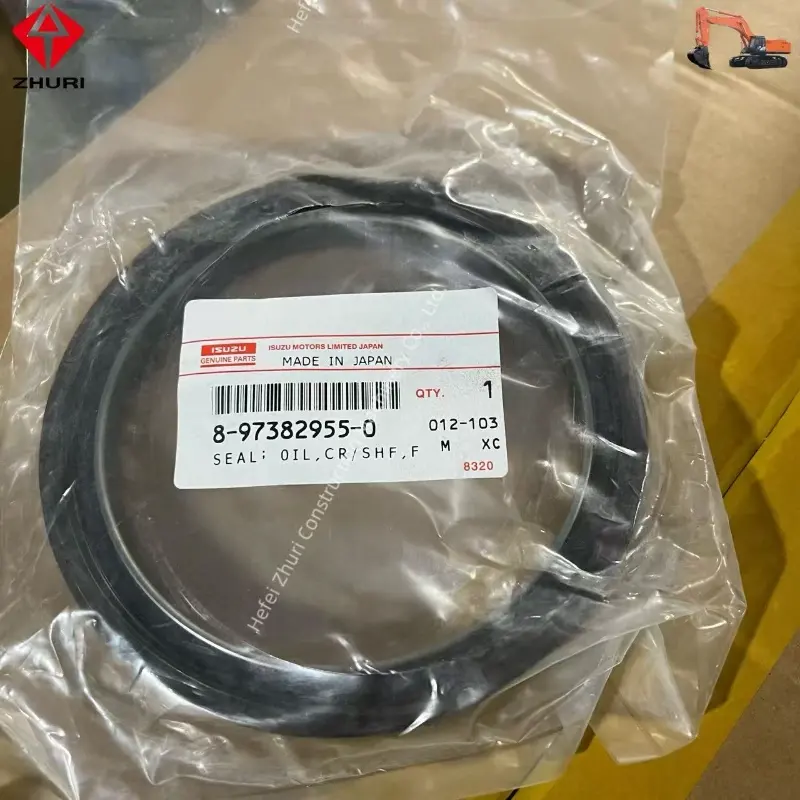 Genuine Excavator Parts Front Crankshaft Oil Seal 8973829550 Suitable For ISUZU XYB 4HK1.