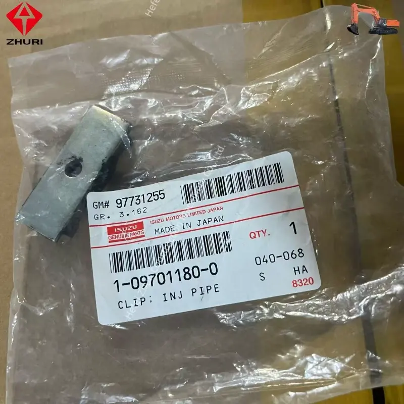 Genuine Excavator Parts Injection Pipe Clip 1097011800 Suitable for ISUZU 6WG1 CVZ CYZ-SRG.