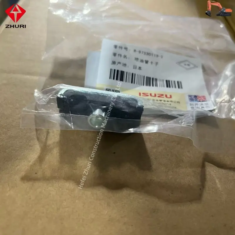 Genuine Excavator Parts Injection Pipe Clip 8973301193 Suitable For Isuzu CYZ CXZ VC46.
