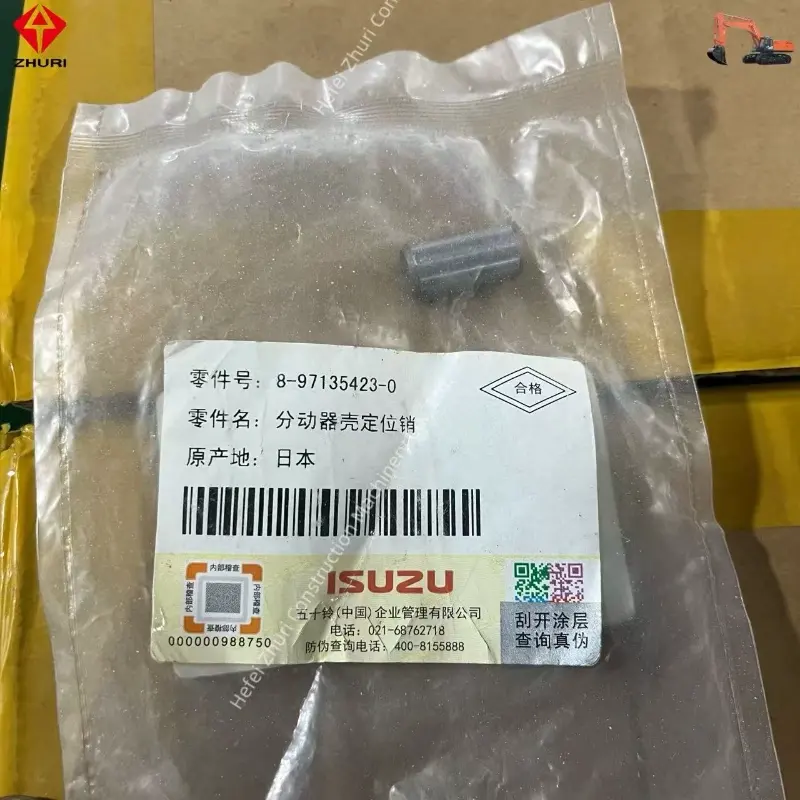 Genuine Excavator Parts Transfer Knock Pin 8971354230 For Isuzu 6HK1.