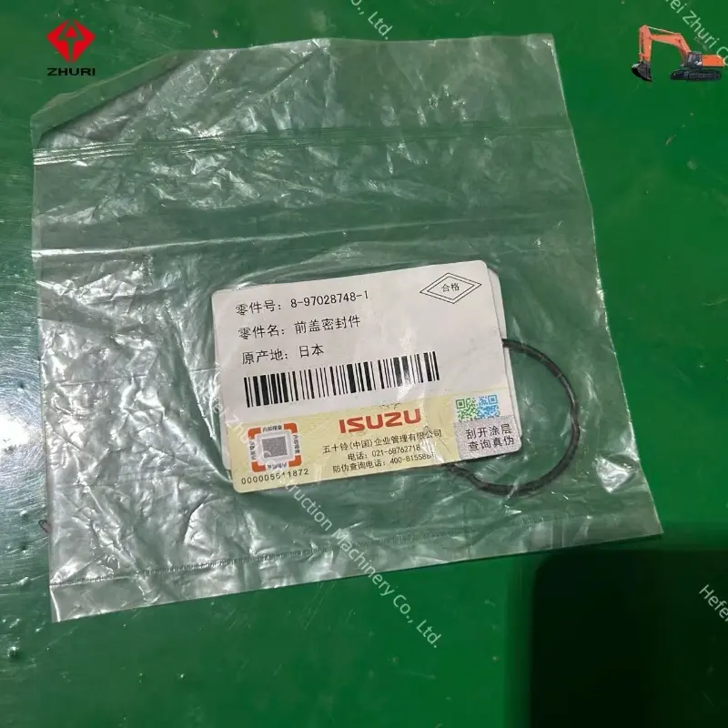 Genuine Excavator Spare Parts Isuzu Engine Parts Front Cover Gasket 8970287481.