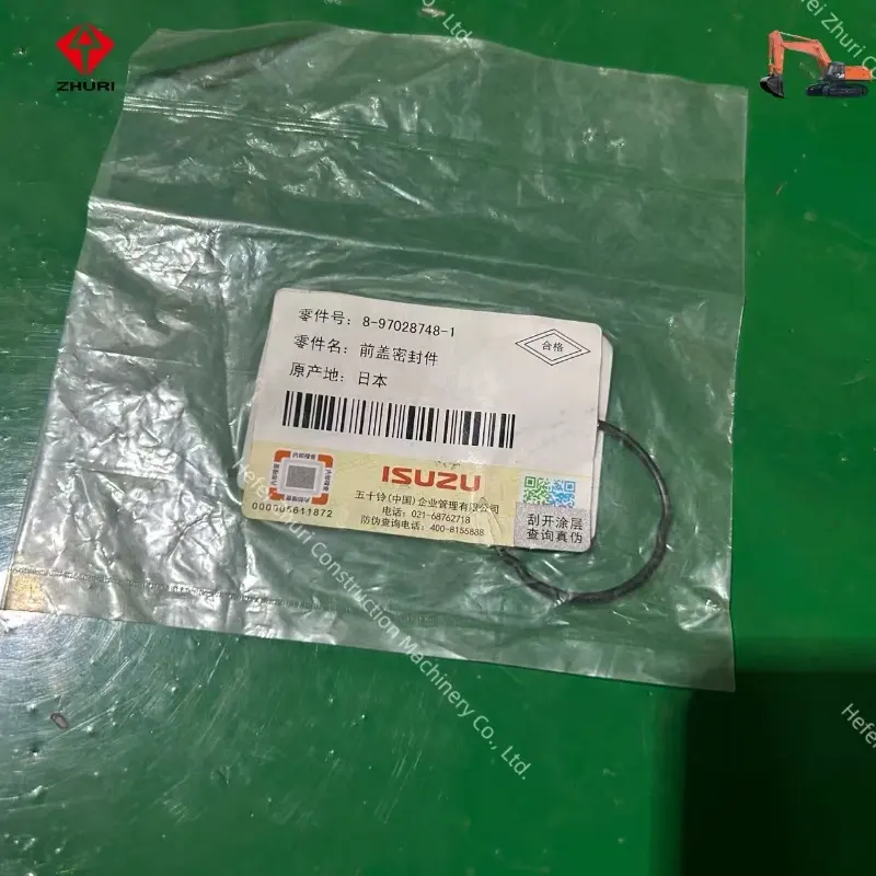 Genuine Excavator Spare Parts Isuzu Engine Parts Front Cover Gasket 8970287481.