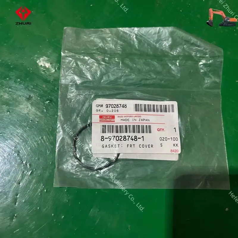 Genuine Excavator Spare Parts Isuzu Engine Parts Front Cover Gasket 8970287481.