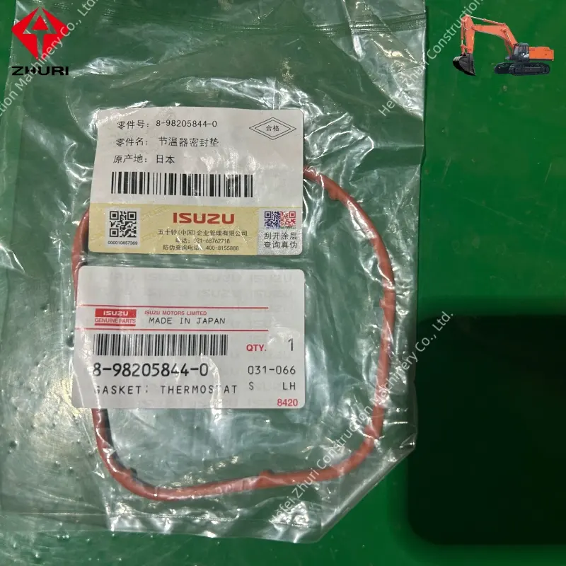 Genuine Excavator Spare Parts Isuzu Thermostat Water Pump Gasket 8982058440 For 6WG1.