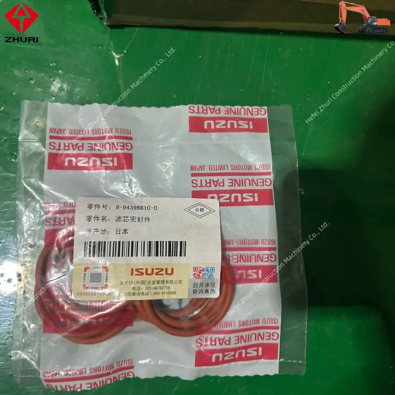Genuine Excavator Spare Parts Oil Cooler Gasket 8943968100 For Isuzu 6HK1 6SD1.
