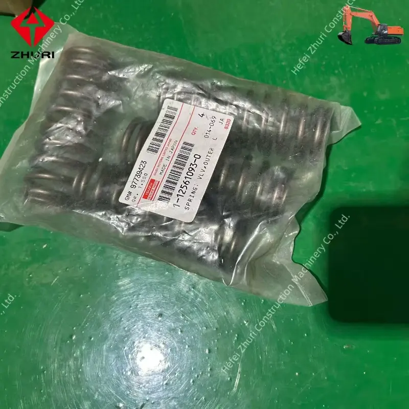 Genuine Excavator Spare Parts Outer Valve Spring 1125610930 For Isuzu Cxz Exz.