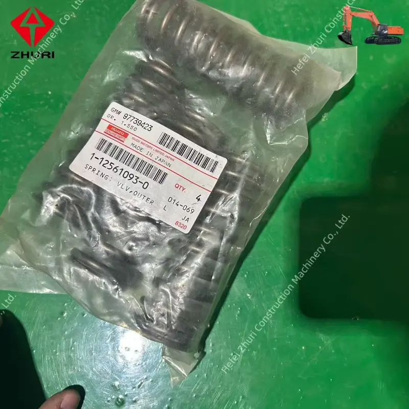 Genuine Excavator Spare Parts Outer Valve Spring 1125610930 For Isuzu Cxz Exz.