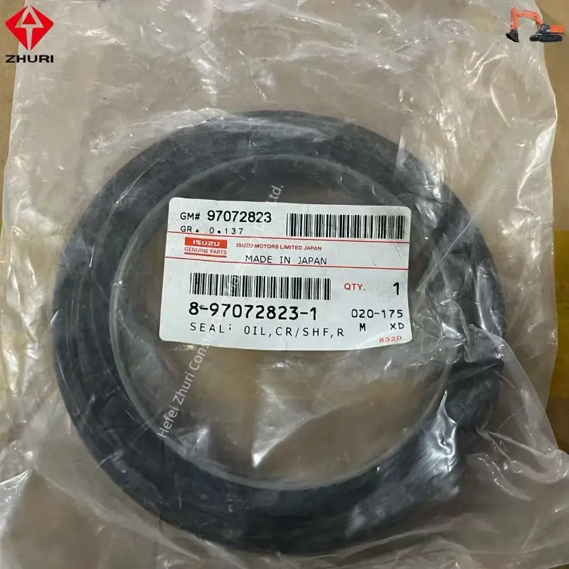 Genuine Isuzu Excavator Parts Crankshaft Oil Seal 8970728231 For 4BG1 4BD1 6BG1 6BD1