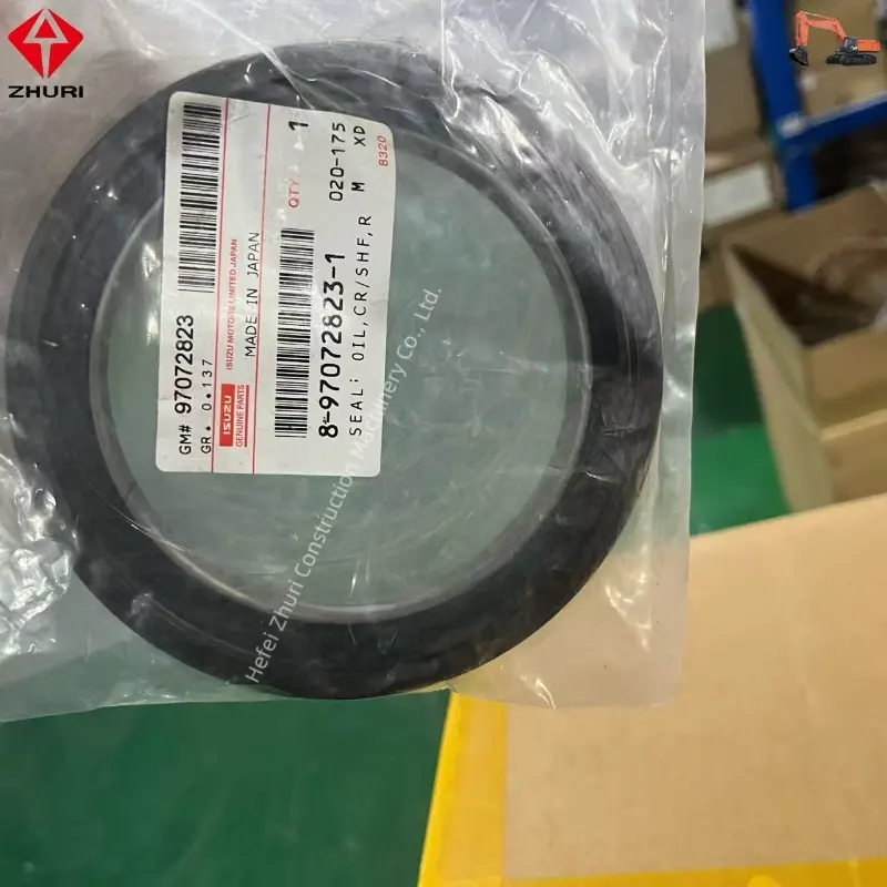 Genuine Isuzu Excavator Parts Crankshaft Oil Seal 8970728231 For 4BG1 4BD1 6BG1 6BD1