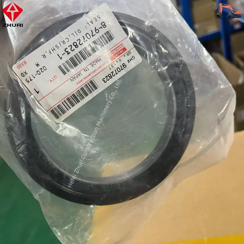 Genuine Isuzu Excavator Parts Crankshaft Oil Seal 8970728231 For 4BG1 4BD1 6BG1 6BD1