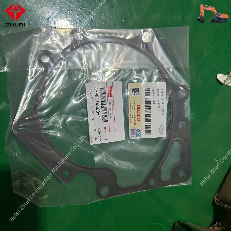 Genunie Excavator Spare Parts Pump to CylinderBlock Gasket 8981148001 for Isuzu 4HK1.