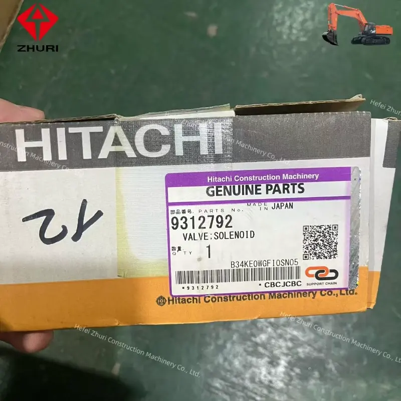 Good Price Genuine Hitachi Excavator Solenoid Valve 9312792 for Zx200 Zx240 Zx350