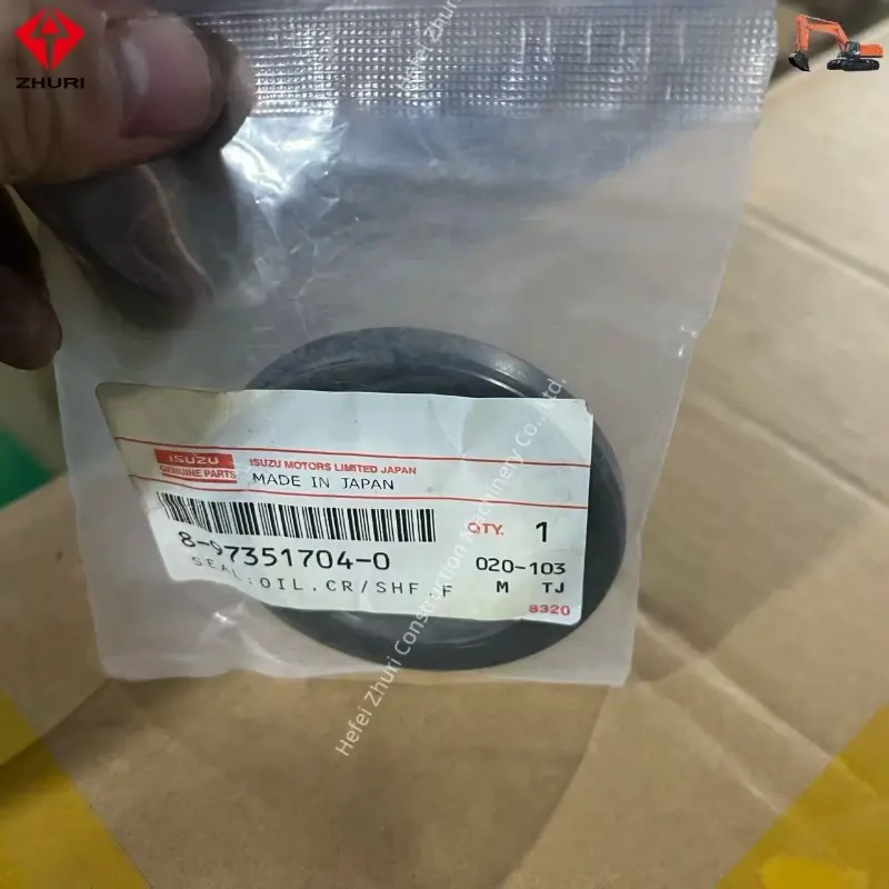 High-quality Excavator Parts Crankshaft Oil Seal 8973517040 For Isuzu NPR NKR LUV 2.3.