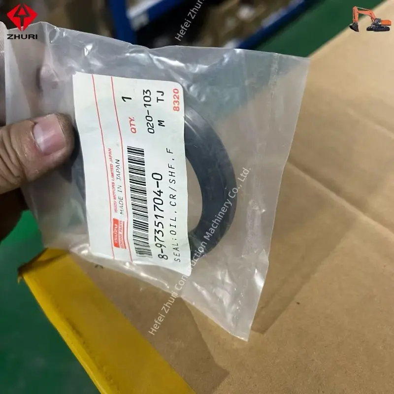 High-quality Excavator Parts Crankshaft Oil Seal 8973517040 For Isuzu NPR NKR LUV 2.3.