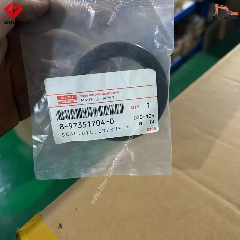 High-quality Excavator Parts Crankshaft Oil Seal 8973517040 For Isuzu NPR NKR LUV 2.3.