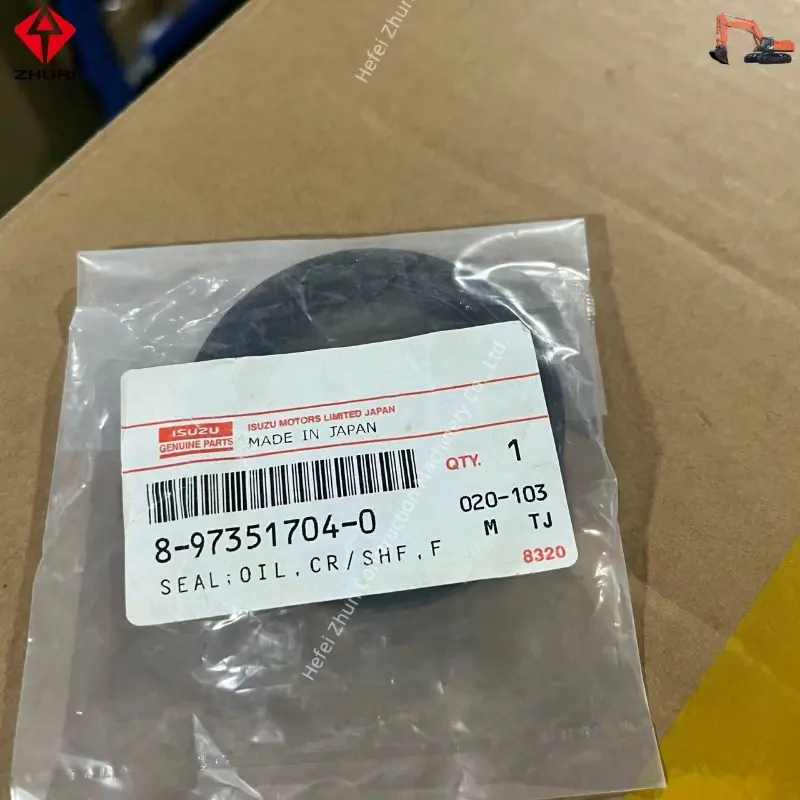 High-quality Excavator Parts Crankshaft Oil Seal 8973517040 For Isuzu NPR NKR LUV 2.3.