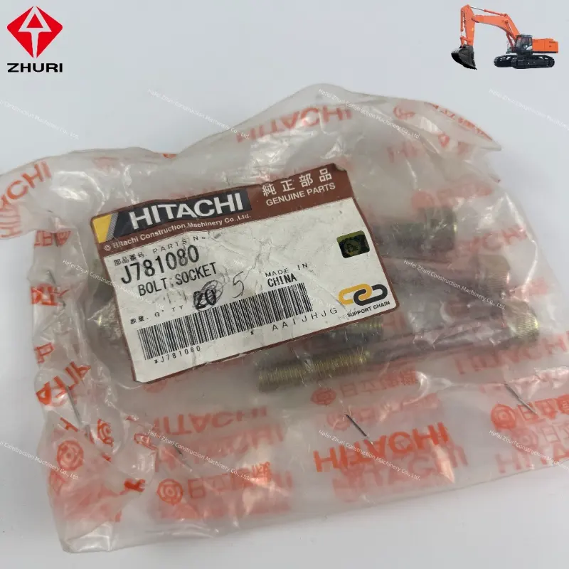 Hitachi J781080 Socket Head Excavator Bolt