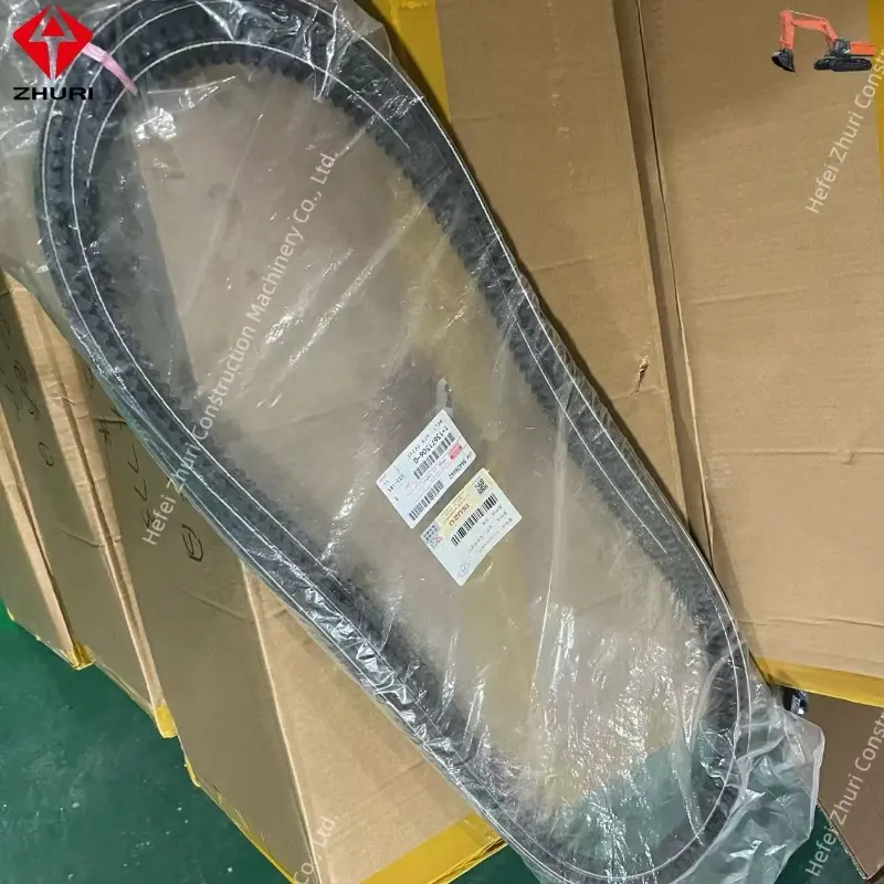 Original Excavator Engine Parts Generator Drive Belt 1136715060 For Isuzu 6WG1T.