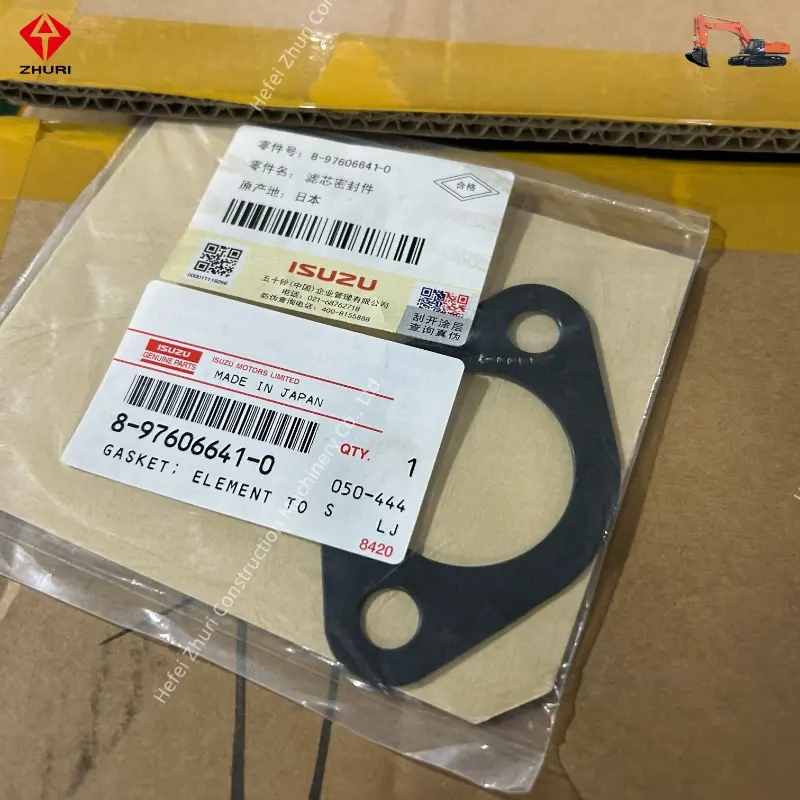 Original Excavator Engine Parts Oil Cooler Gasket 8976066410 for Hitachi.