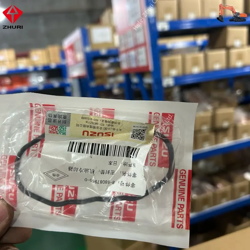 Original Excavator Engine Parts Oil Filter Gasket 8980879650 for 4jg1 4ja1.