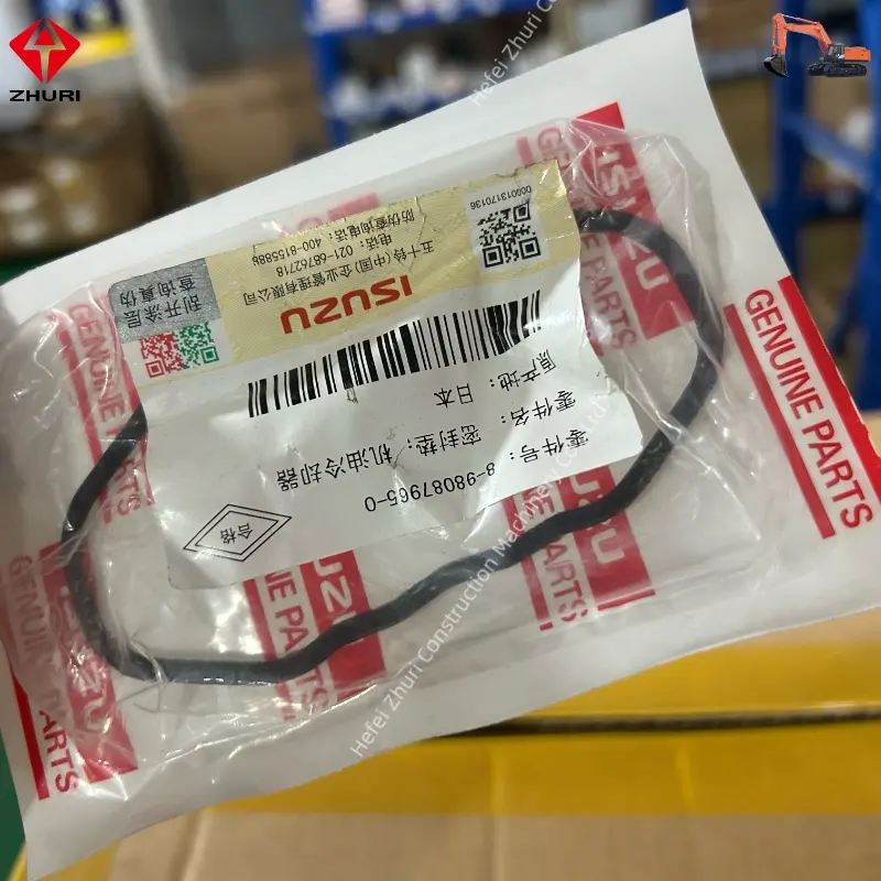 Original Excavator Engine Parts Oil Filter Gasket 8980879650 for 4jg1 4ja1.