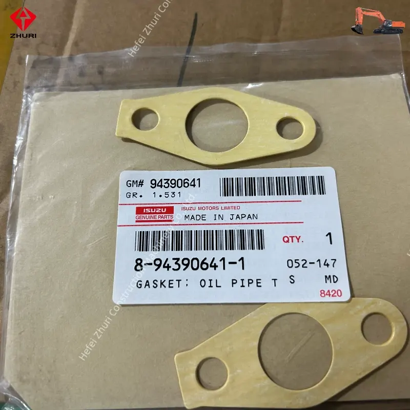 Original Excavator Engine Parts Oil Pipe Gasket 8943906411 for Isuzu.