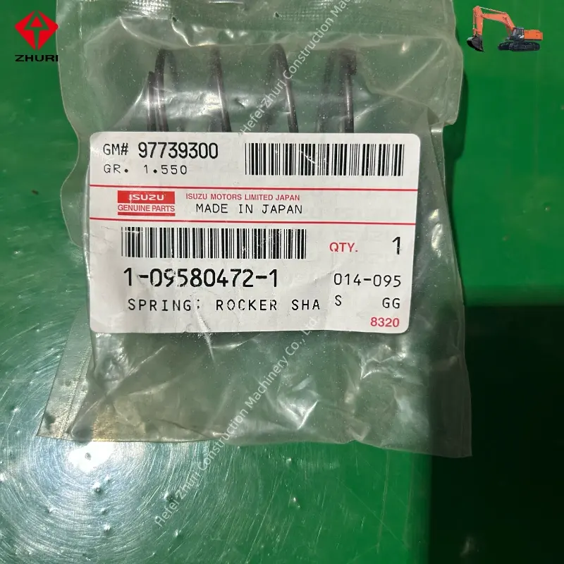 Original Excavator Engine Parts Rocker Shaft Spring 1095804721 For Isuzu 6wg1 Y9f.