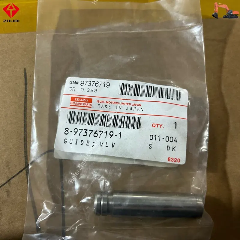 Original Excavator Engine Parts Valve Guide 8973767191 for 4HK1 6HK1.
