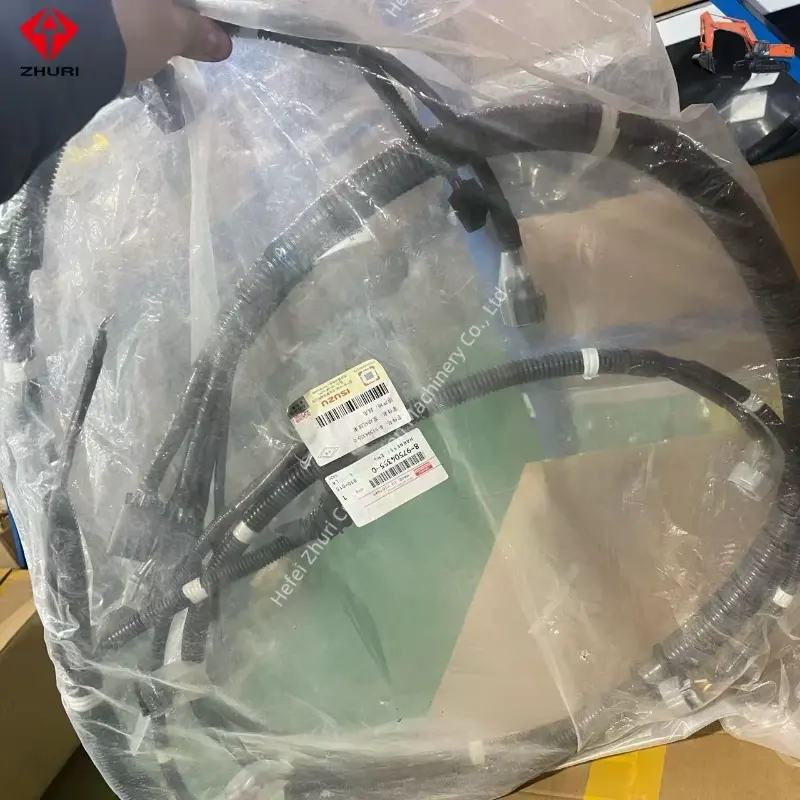 Original Excavator Engine Parts Wiring Harness 8975043550 For Hitachi 6HK1 ZAX240-5A.